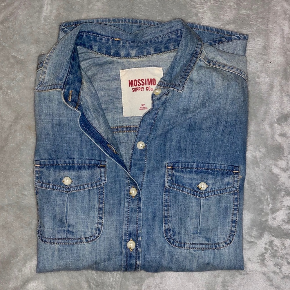 Jean/Denim Button Up Shirt